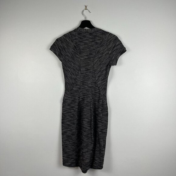 on &go Where-To Dress short sleeves Heathered Black size 4 - Picture 5 of 10